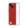 プレミアムパネル with MagSafe［ CASEPLAY Bi-Colors Red & White - ケースプレイ・バイカラー レッド＆ホワイト ］