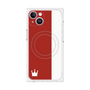 プレミアムパネル with MagSafe［ CASEPLAY Bi-Colors Red & White - ケースプレイ・バイカラー レッド＆ホワイト ］