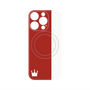 プレミアムパネル with MagSafe［ CASEPLAY Bi-Colors Red & White - ケースプレイ・バイカラー レッド＆ホワイト ］