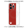 プレミアムパネル with MagSafe［ CASEPLAY Bi-Colors Red & White - ケースプレイ・バイカラー レッド＆ホワイト ］