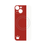 プレミアムパネル with MagSafe［ CASEPLAY Bi-Colors Red & White - ケースプレイ・バイカラー レッド＆ホワイト ］