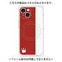 プレミアムパネル with MagSafe［ CASEPLAY Bi-Colors Red & White - ケースプレイ・バイカラー レッド＆ホワイト ］