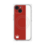 プレミアムパネル with MagSafe［ CASEPLAY Bi-Colors Red & White - ケースプレイ・バイカラー レッド＆ホワイト ］