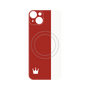 プレミアムパネル with MagSafe［ CASEPLAY Bi-Colors Red & White - ケースプレイ・バイカラー レッド＆ホワイト ］