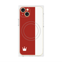プレミアムパネル with MagSafe［ CASEPLAY Bi-Colors Red & White - ケースプレイ・バイカラー レッド＆ホワイト ］