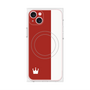 プレミアムパネル with MagSafe［ CASEPLAY Bi-Colors Red & White - ケースプレイ・バイカラー レッド＆ホワイト ］