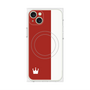 プレミアムパネル with MagSafe［ CASEPLAY Bi-Colors Red & White - ケースプレイ・バイカラー レッド＆ホワイト ］