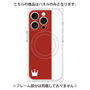 プレミアムパネル with MagSafe［ CASEPLAY Bi-Colors Red & White - ケースプレイ・バイカラー レッド＆ホワイト ］