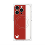 プレミアムパネル with MagSafe［ CASEPLAY Bi-Colors Red & White - ケースプレイ・バイカラー レッド＆ホワイト ］