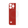 プレミアムパネル with MagSafe［ CASEPLAY Bi-Colors Red & White - ケースプレイ・バイカラー レッド＆ホワイト ］