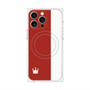 プレミアムパネル with MagSafe［ CASEPLAY Bi-Colors Red & White - ケースプレイ・バイカラー レッド＆ホワイト ］
