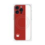 プレミアムパネル with MagSafe［ CASEPLAY Bi-Colors Red & White - ケースプレイ・バイカラー レッド＆ホワイト ］