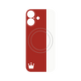 プレミアムパネル with MagSafe［ CASEPLAY Bi-Colors Red & White - ケースプレイ・バイカラー レッド＆ホワイト ］