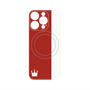 プレミアムパネル with MagSafe［ CASEPLAY Bi-Colors Red & White - ケースプレイ・バイカラー レッド＆ホワイト ］