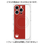 プレミアムパネル with MagSafe［ CASEPLAY Bi-Colors Red & White - ケースプレイ・バイカラー レッド＆ホワイト ］