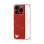 プレミアムパネル with MagSafe［ CASEPLAY Bi-Colors Red & White - ケースプレイ・バイカラー レッド＆ホワイト ］