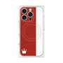 プレミアムパネル with MagSafe［ CASEPLAY Bi-Colors Red & White - ケースプレイ・バイカラー レッド＆ホワイト ］