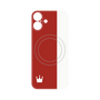 プレミアムパネル with MagSafe［ CASEPLAY Bi-Colors Red & White - ケースプレイ・バイカラー レッド＆ホワイト ］