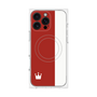 プレミアムパネル with MagSafe［ CASEPLAY Bi-Colors Red & White - ケースプレイ・バイカラー レッド＆ホワイト ］