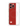 プレミアムパネル with MagSafe［ CASEPLAY Bi-Colors Red & White - ケースプレイ・バイカラー レッド＆ホワイト ］