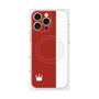 プレミアムパネル with MagSafe［ CASEPLAY Bi-Colors Red & White - ケースプレイ・バイカラー レッド＆ホワイト ］