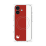 プレミアムパネル with MagSafe［ CASEPLAY Bi-Colors Red & White - ケースプレイ・バイカラー レッド＆ホワイト ］