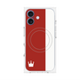 プレミアムパネル with MagSafe［ CASEPLAY Bi-Colors Red & White - ケースプレイ・バイカラー レッド＆ホワイト ］