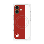 プレミアムパネル with MagSafe［ CASEPLAY Bi-Colors Red & White - ケースプレイ・バイカラー レッド＆ホワイト ］