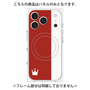 プレミアムパネル with MagSafe［ CASEPLAY Bi-Colors Red & White - ケースプレイ・バイカラー レッド＆ホワイト ］