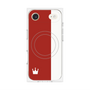 プレミアムパネル with MagSafe［ CASEPLAY Bi-Colors Red & White - ケースプレイ・バイカラー レッド＆ホワイト ］