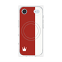 プレミアムパネル with MagSafe［ CASEPLAY Bi-Colors Red & White - ケースプレイ・バイカラー レッド＆ホワイト ］