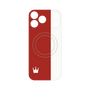 プレミアムパネル with MagSafe［ CASEPLAY Bi-Colors Red & White - ケースプレイ・バイカラー レッド＆ホワイト ］