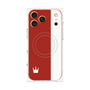 プレミアムパネル with MagSafe［ CASEPLAY Bi-Colors Red & White - ケースプレイ・バイカラー レッド＆ホワイト ］