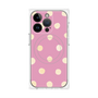 プレミアムパネル with MagSafe［ 水彩ドット・レトロカラー - Pink ］