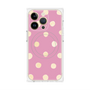 プレミアムパネル with MagSafe［ 水彩ドット・レトロカラー - Pink ］