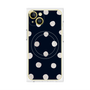プレミアムパネル with MagSafe［ 水彩ドット・レトロカラー - Navy ］