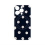プレミアムパネル with MagSafe［ 水彩ドット・レトロカラー - Navy ］
