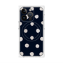 プレミアムパネル with MagSafe［ 水彩ドット・レトロカラー - Navy ］