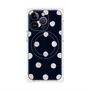 プレミアムパネル with MagSafe［ 水彩ドット・レトロカラー - Navy ］