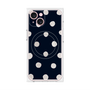 プレミアムパネル with MagSafe［ 水彩ドット・レトロカラー - Navy ］