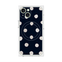 プレミアムパネル with MagSafe［ 水彩ドット・レトロカラー - Navy ］