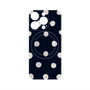 プレミアムパネル with MagSafe［ 水彩ドット・レトロカラー - Navy ］
