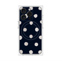 プレミアムパネル with MagSafe［ 水彩ドット・レトロカラー - Navy ］