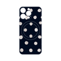 プレミアムパネル with MagSafe［ 水彩ドット・レトロカラー - Navy ］