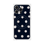プレミアムパネル with MagSafe［ 水彩ドット・レトロカラー - Navy ］
