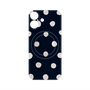プレミアムパネル with MagSafe［ 水彩ドット・レトロカラー - Navy ］