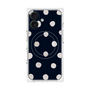 プレミアムパネル with MagSafe［ 水彩ドット・レトロカラー - Navy ］