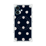 プレミアムパネル with MagSafe［ 水彩ドット・レトロカラー - Navy ］