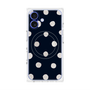 プレミアムパネル with MagSafe［ 水彩ドット・レトロカラー - Navy ］