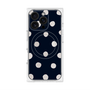 プレミアムパネル with MagSafe［ 水彩ドット・レトロカラー - Navy ］